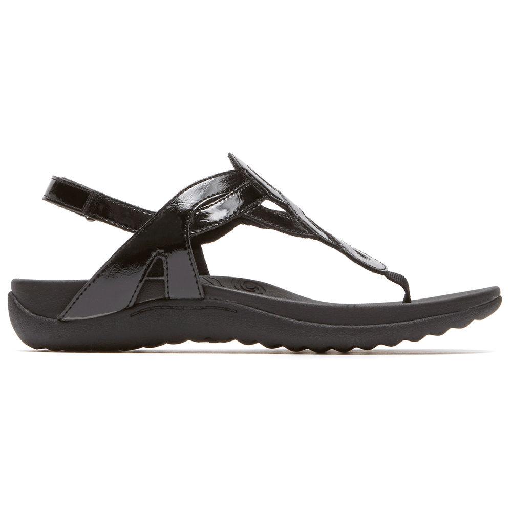 Rockport Sandaler Dame Svart - Ramona - YQAO59621